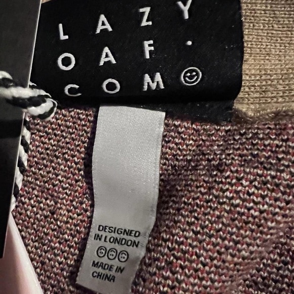 LAZY OAF Hangry Bear Knitted Cardigan oversized sweater - Picture 7 of 16